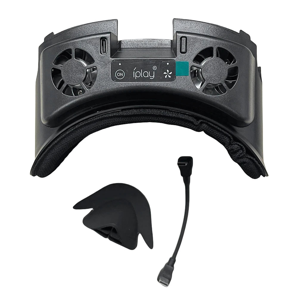 APWIKOGER Face Cover With Cooling Fan Anti Leakage Nose Pad For Meta Quest 3 RGB