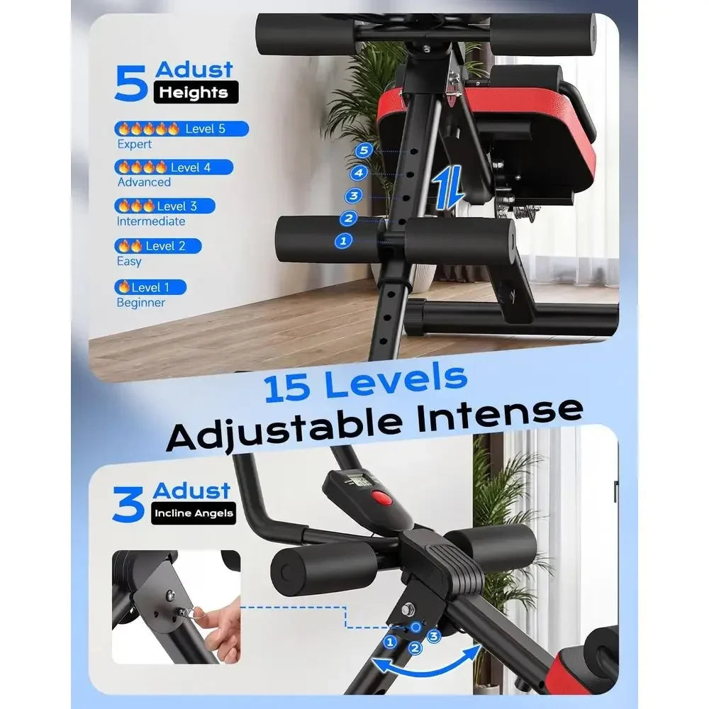 Adjustable Foldable Ab Bench For Core Strength Training