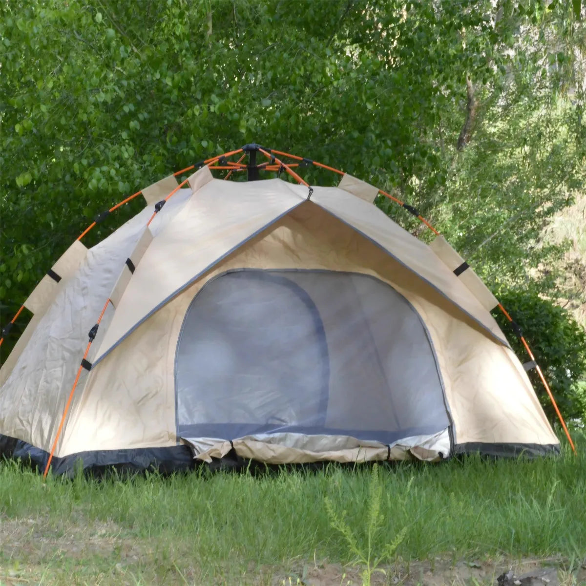 Pakicetus Automatic Quick Opening Double Door Outdoor Camping Tent