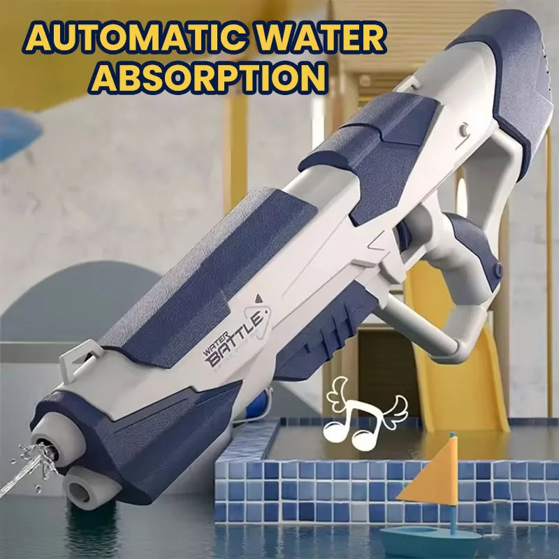 Kmoist Electric Water Gun Fully Automatic Rechargeable High Speed Space Theme Toy For Kids 6 To 14