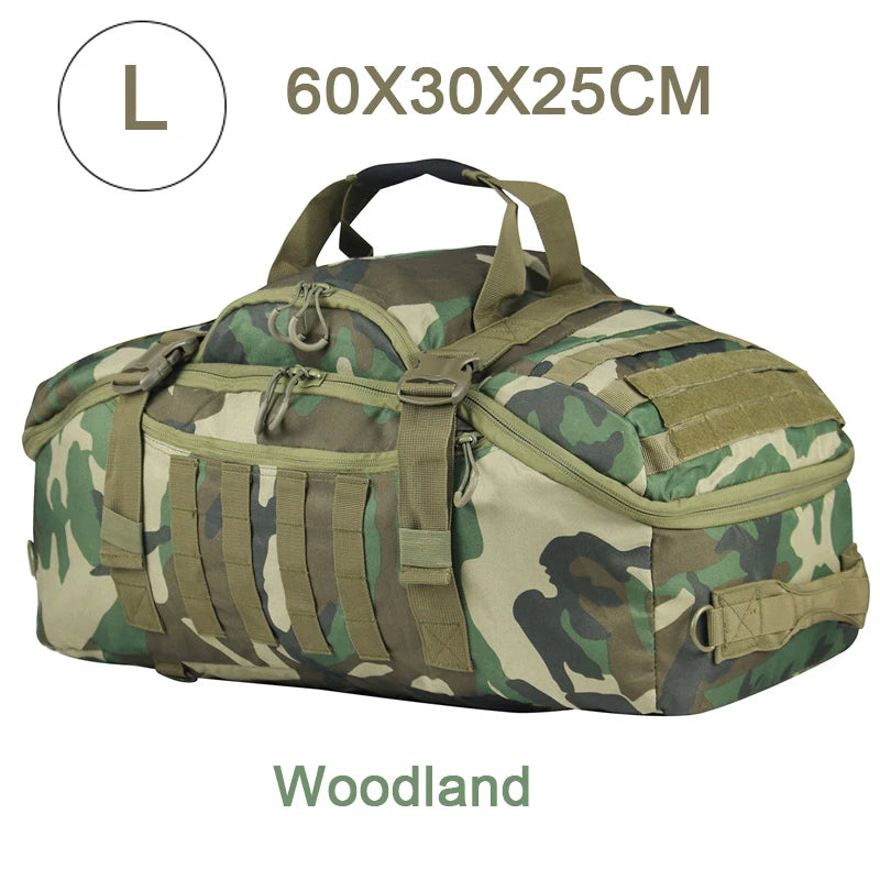 LQARMY Outdoor Tactical Backpack Molle Bag for Hiking Camping Travel