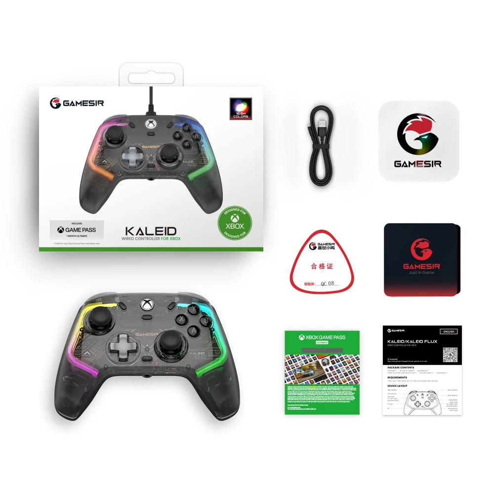 GameSir Kaleid Xbox Wired Gamepad With Hall Effect Joystick