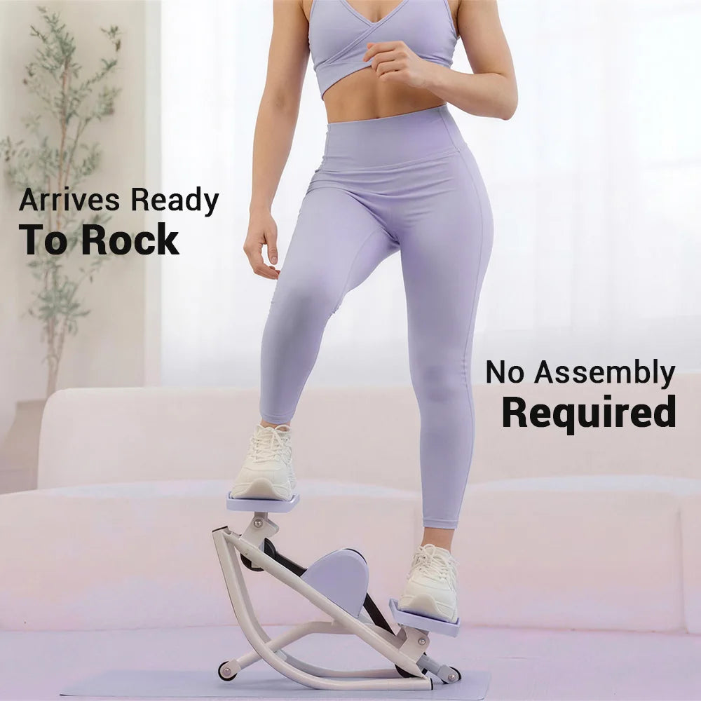 Umay Mini Stepper With Resistance Bands For Home Fitness
