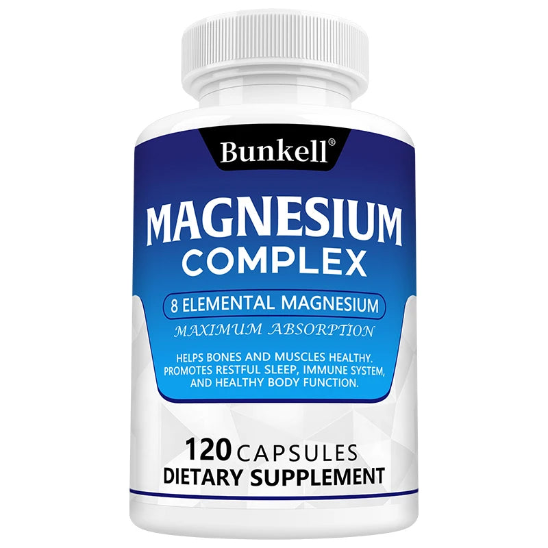 Taoters Magnesium Complex Glycinate Malate Supports Muscle Bone Sleep Anxiety