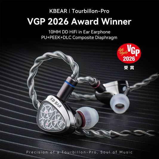 KBEAR Tourbillon Pro TB PRO HiFi Wired Type C Earbuds