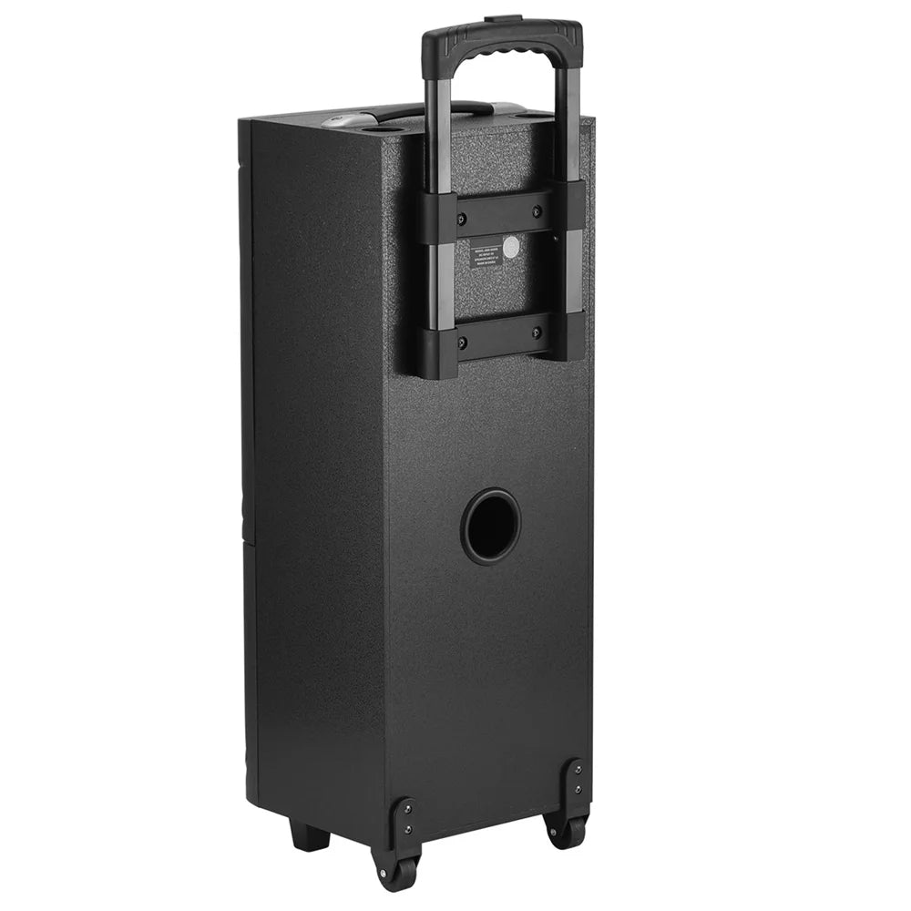 CURUK 6000W Portable Bluetooth Speaker with Dual Subwoofers and Led Lights