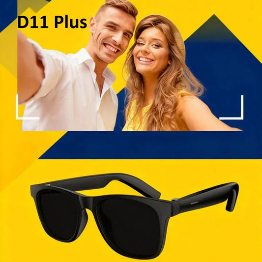 US Smart Glasses D11 Plus Wireless Bluetooth Headphones With Microphone