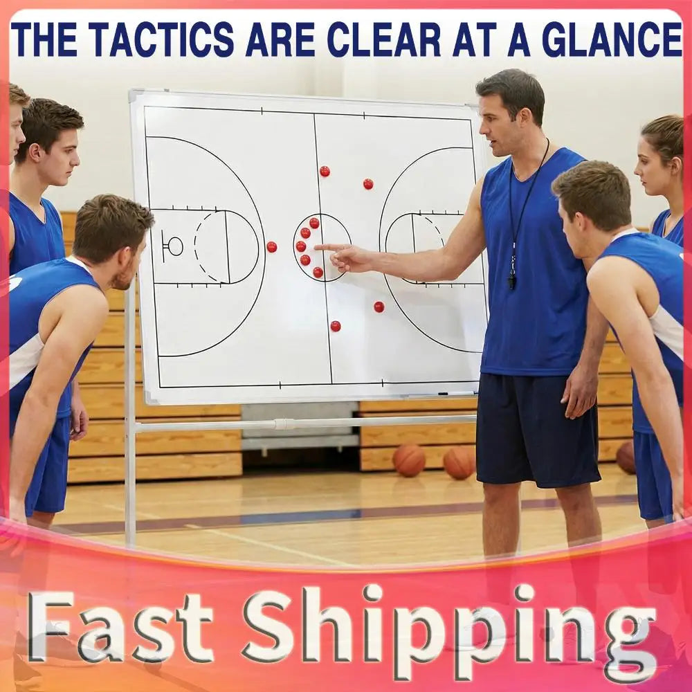 ALIILEE Double Sided Magnetic Coaching Soccer Board With Magnets