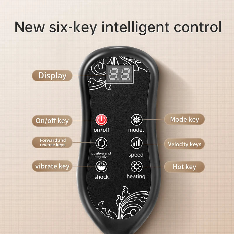 LEERCON Neck Massager With Heat And 3D Kneading Pillow