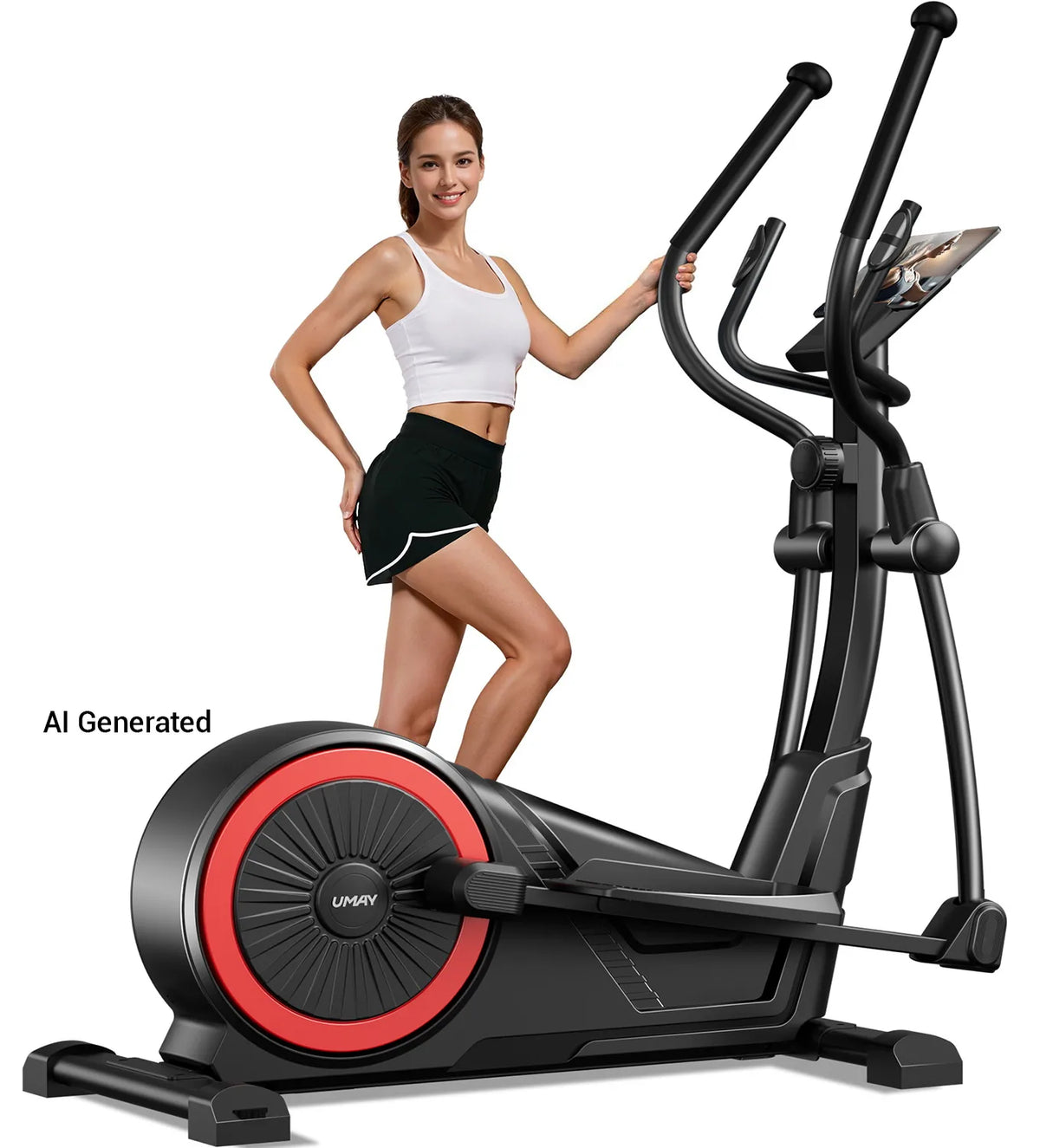UMAY ET70 Magnetic Elliptical Exercise Machine With LCD Monitor