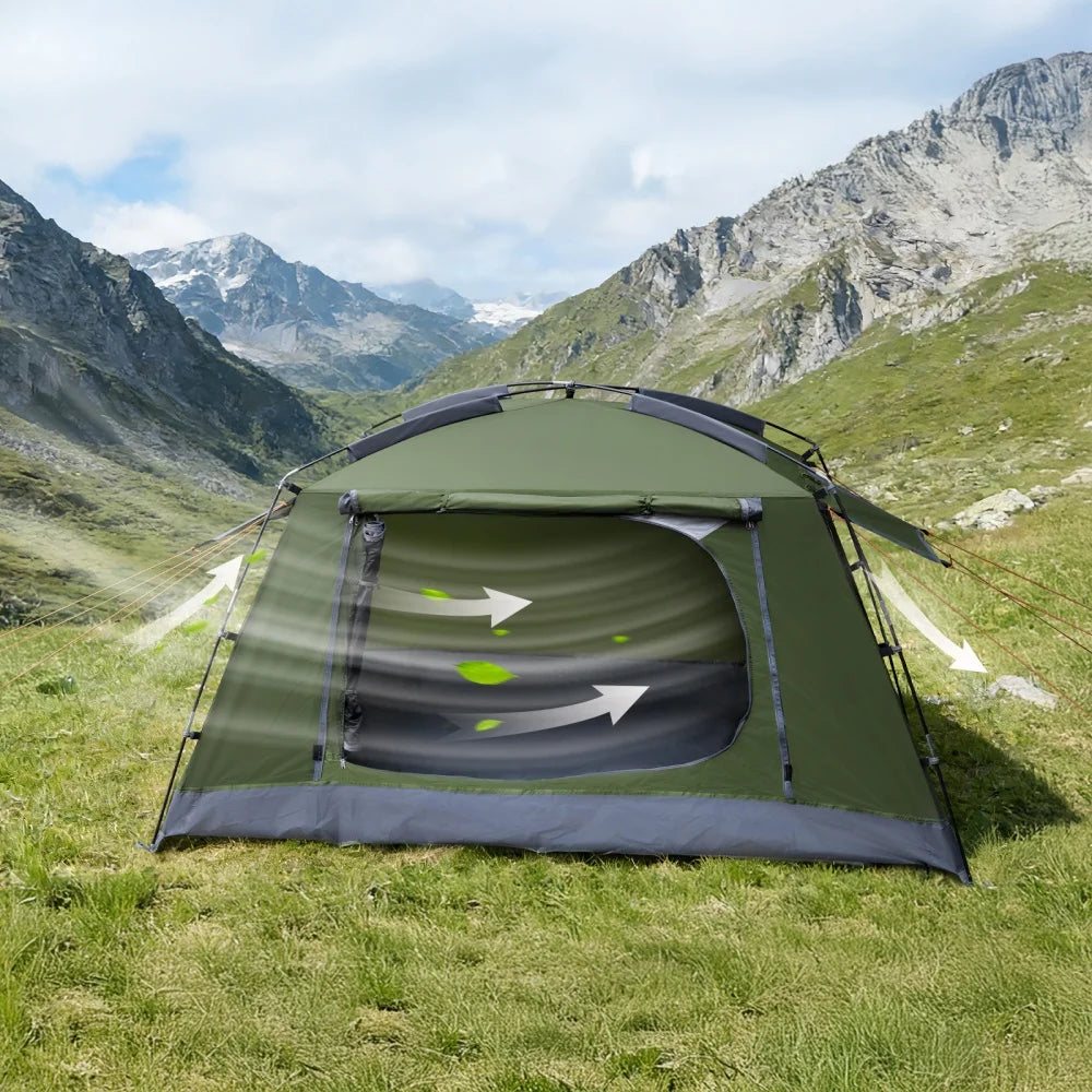 Night Cat 1-2 Person Backpacking Tent Waterproof Quick Setup For Outdoor Camping