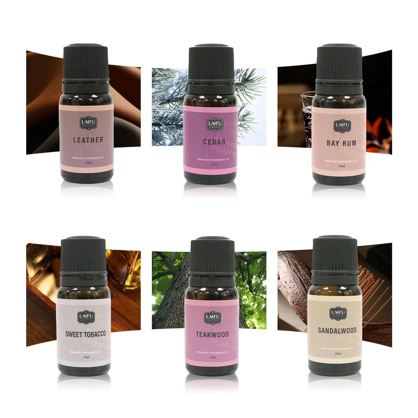 LISM Premium Essential Oils Set for Diffusers and Candles