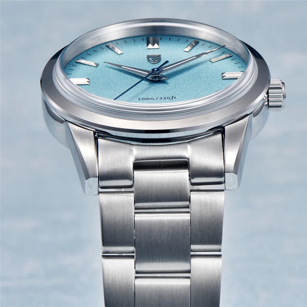 PAGANI DESIGN Men's Quartz Watch With Sapphire Crystal Stainless Steel