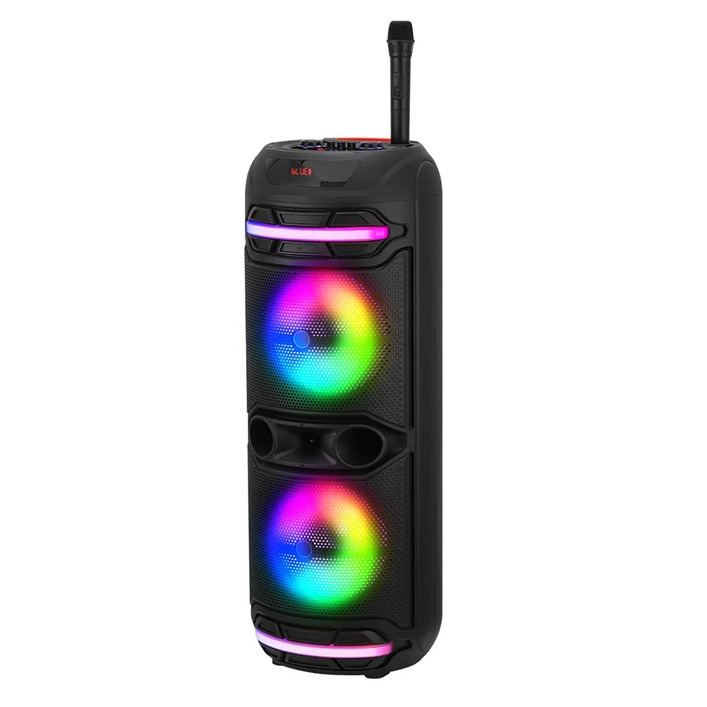 5000W Bluetooth Speaker Loudest/Massive Big Party Boombox Portable Speaker Wireless Dual 12"  Subwoofer