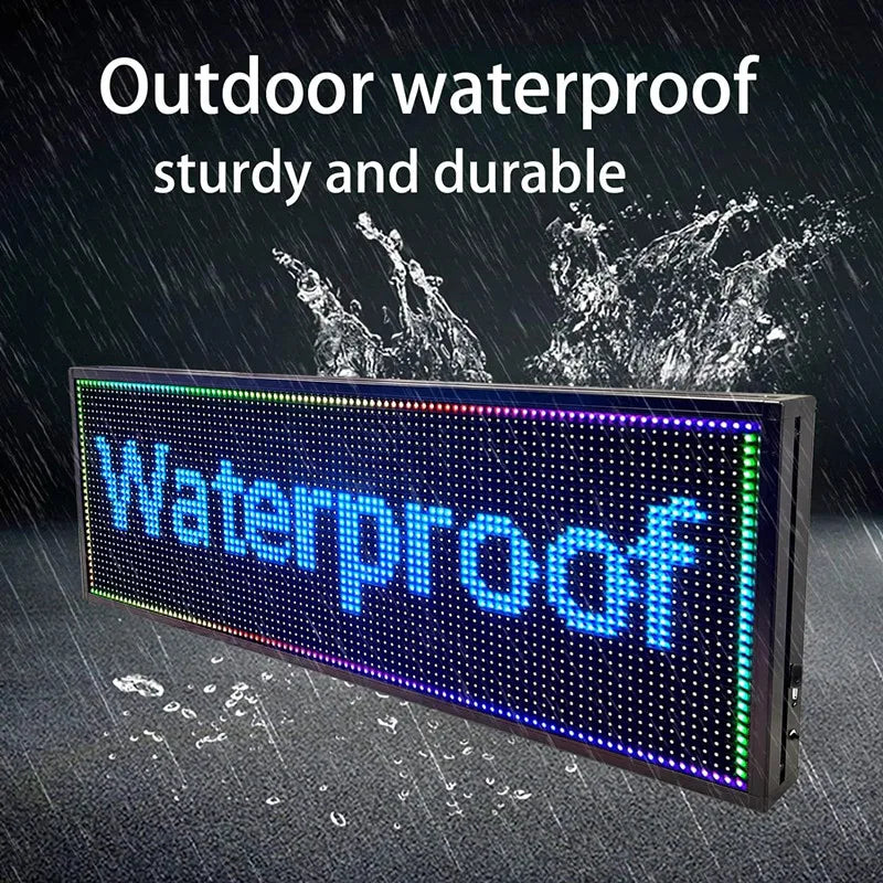 Outdoor LED Electric Message Board With Moving Text Display