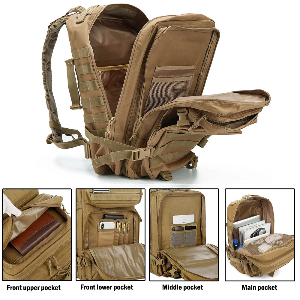 ReFire Gear Tactical Backpack Molle Edc Trekking Outdoor Pack