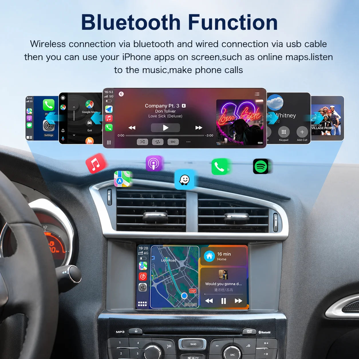 Autoabc Wireless Carplay Android Auto Module For Vw Volkswagen Skoda