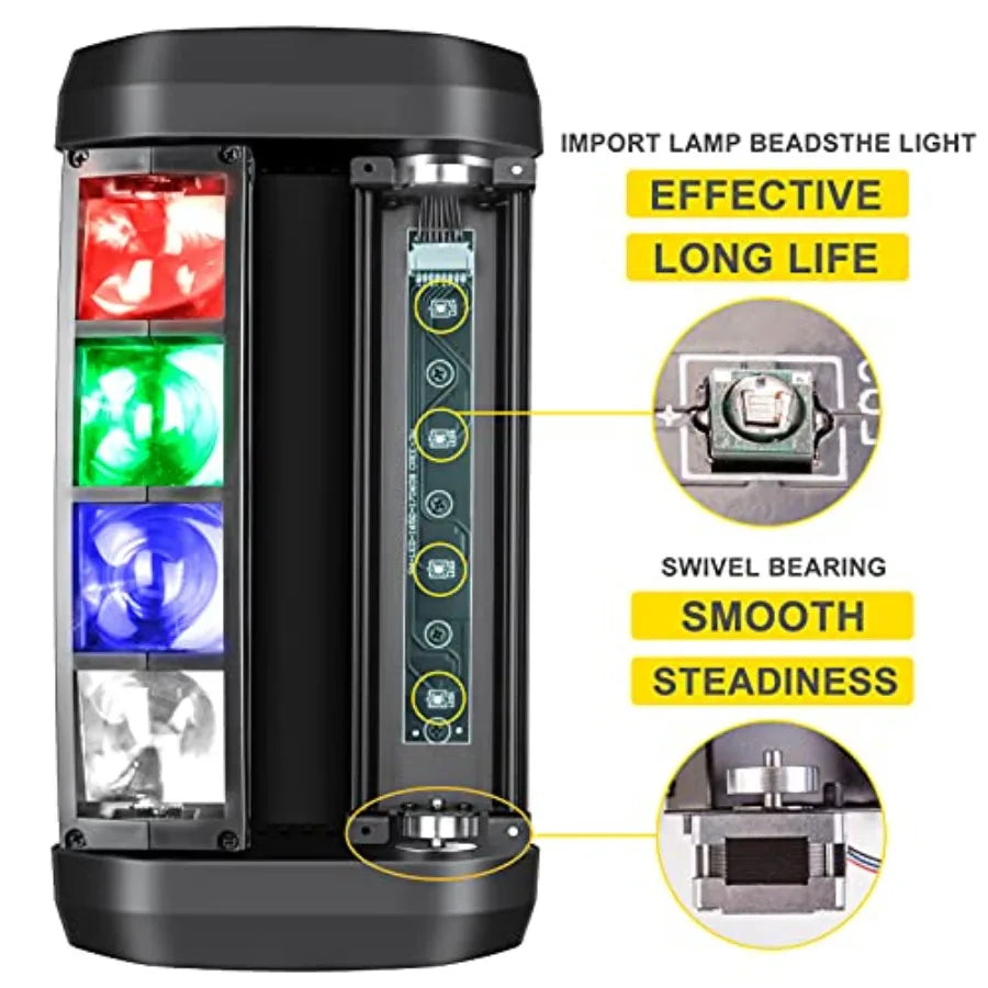 Moving Head DJ LED Light Beam Light With DMX512 Control