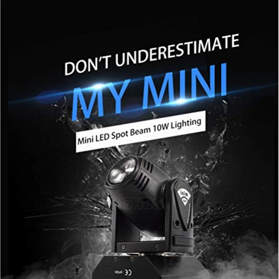 Moving Head Mini LED RGBW DMX DJ LightShow Effects