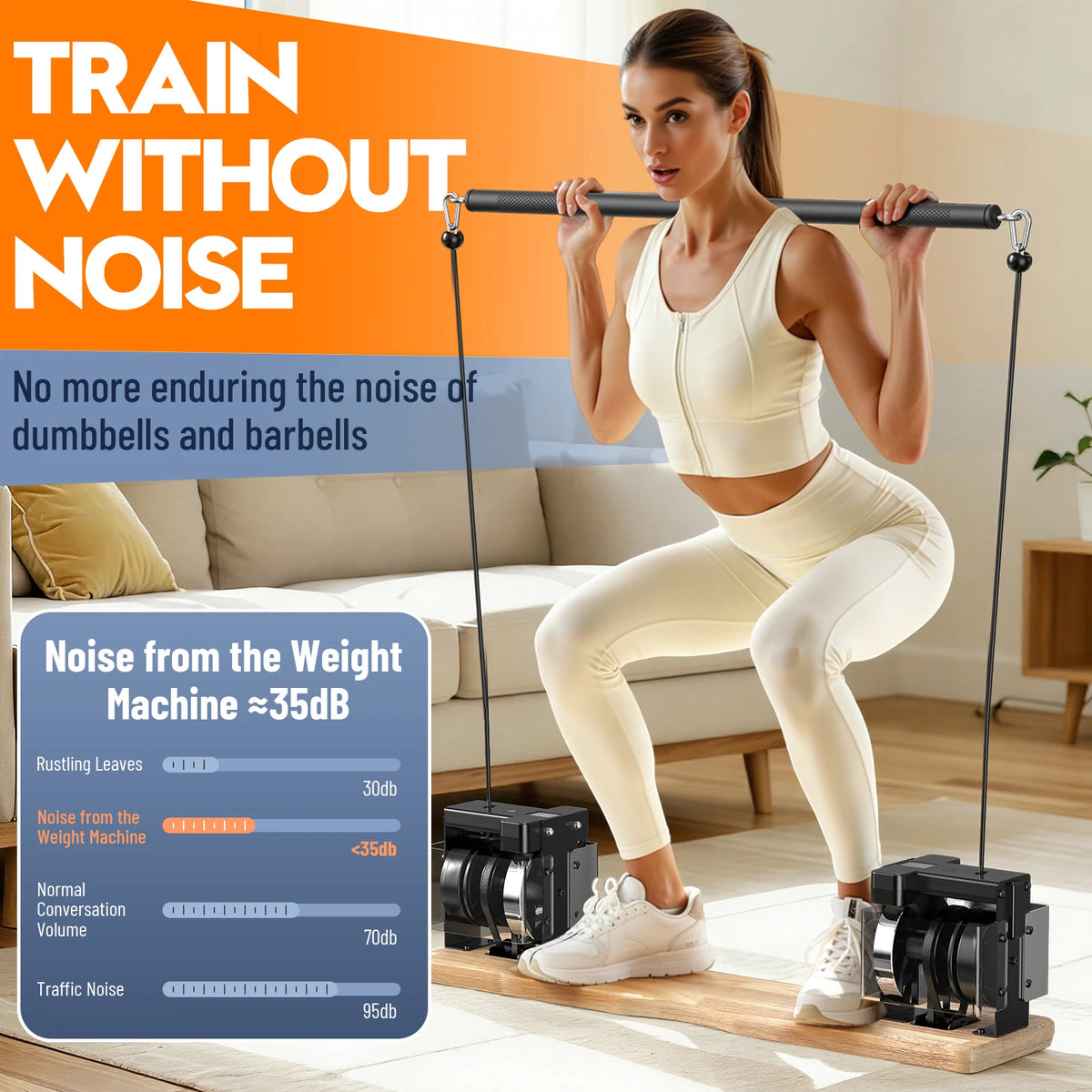 Portable All In One Home Gym Adjustable Strength Training Machine