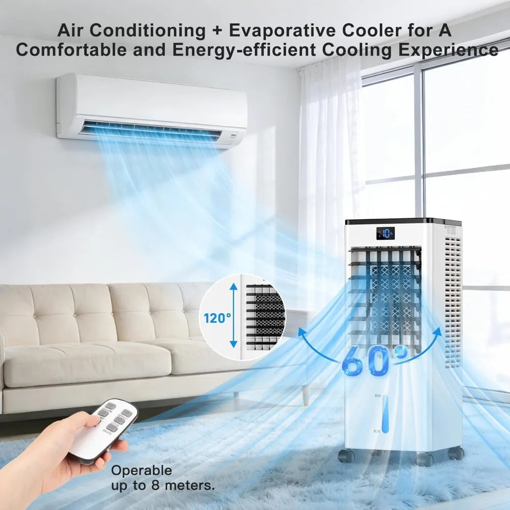 3in1 Evaporative Cooler With Humidifier Portable Air Conditioner Home Bedroom