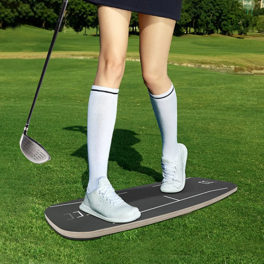 Golf Pressure Plate Balance Board For Weight Shift Training And Swing Precision 150 Kg Capacity For Golfers Black