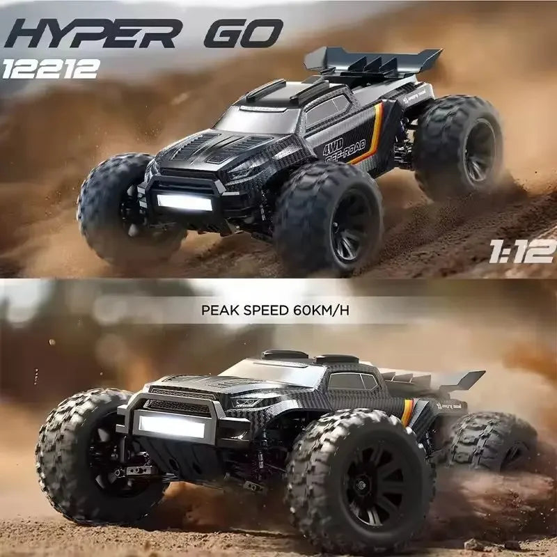Jyscend 1 12 Remote Control Car 58kmh Four Wheel Drive Brushless High Speed Monster Truck Gift For Adults And Kids