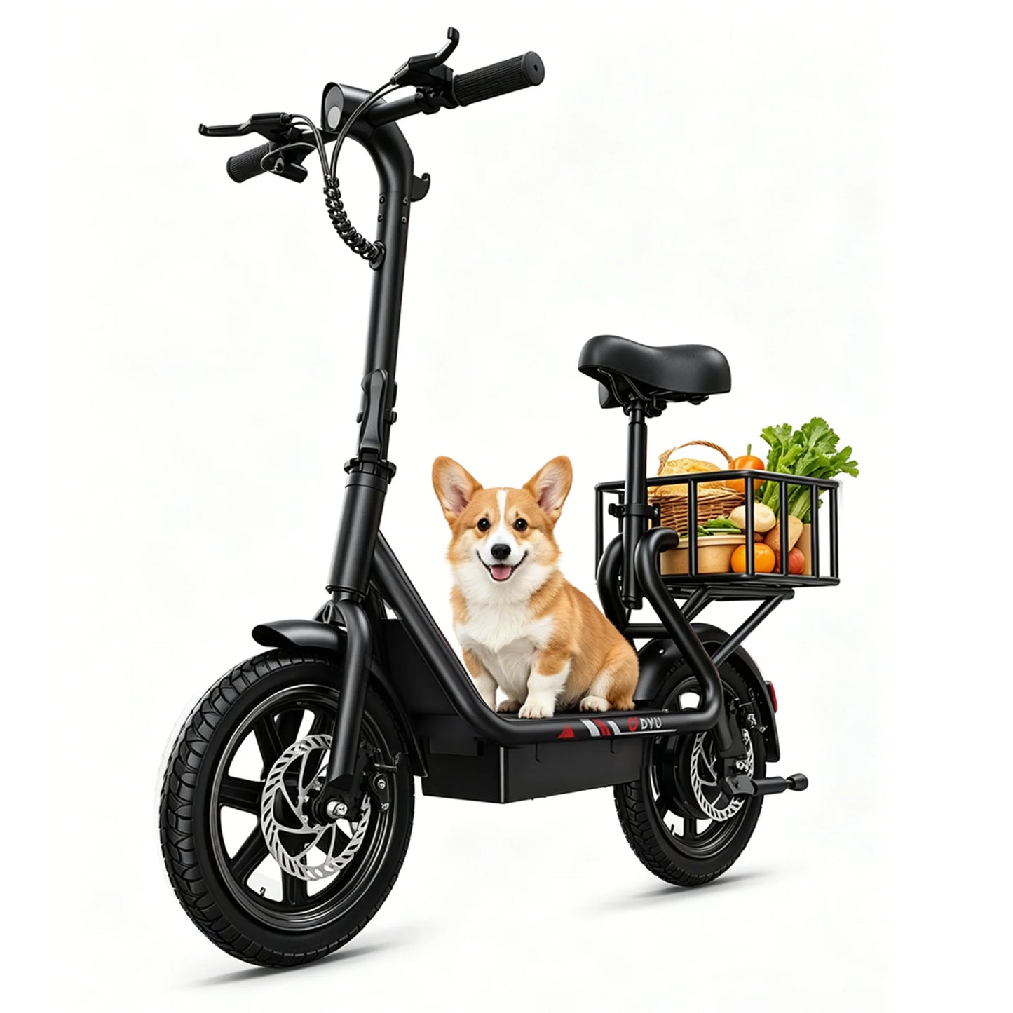 DYU C4 Mini Folding Electric Scooter 500W Peak 20MPH Battery 280Wh City Commuter Bike