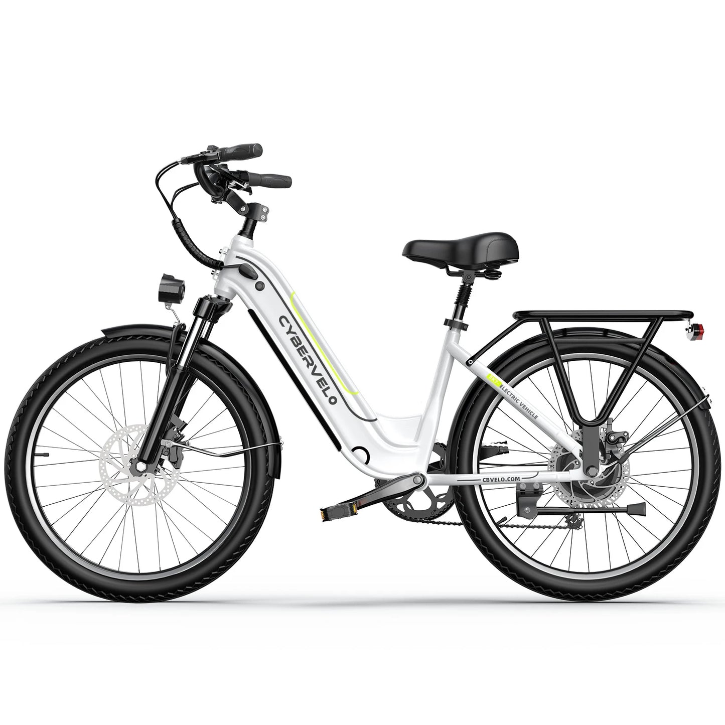 Cybervelo EK7 1000W 48V 25Ah Long Range Electric Bike