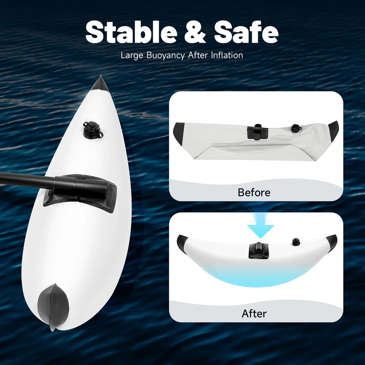 Kayak Outrigger Stabilizer Kit Anglers Seeking Stability