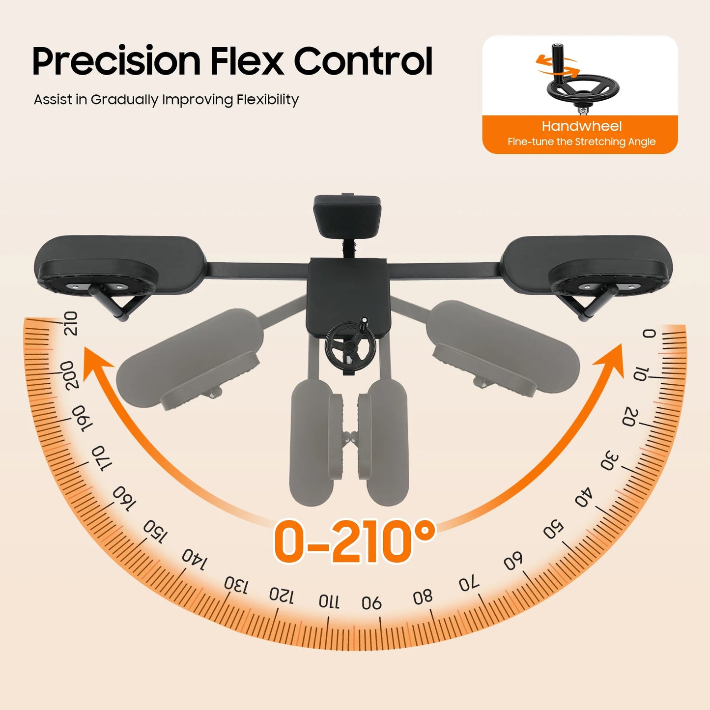 Adjustable Heavy Duty Leg Stretcher For Flexibility Training