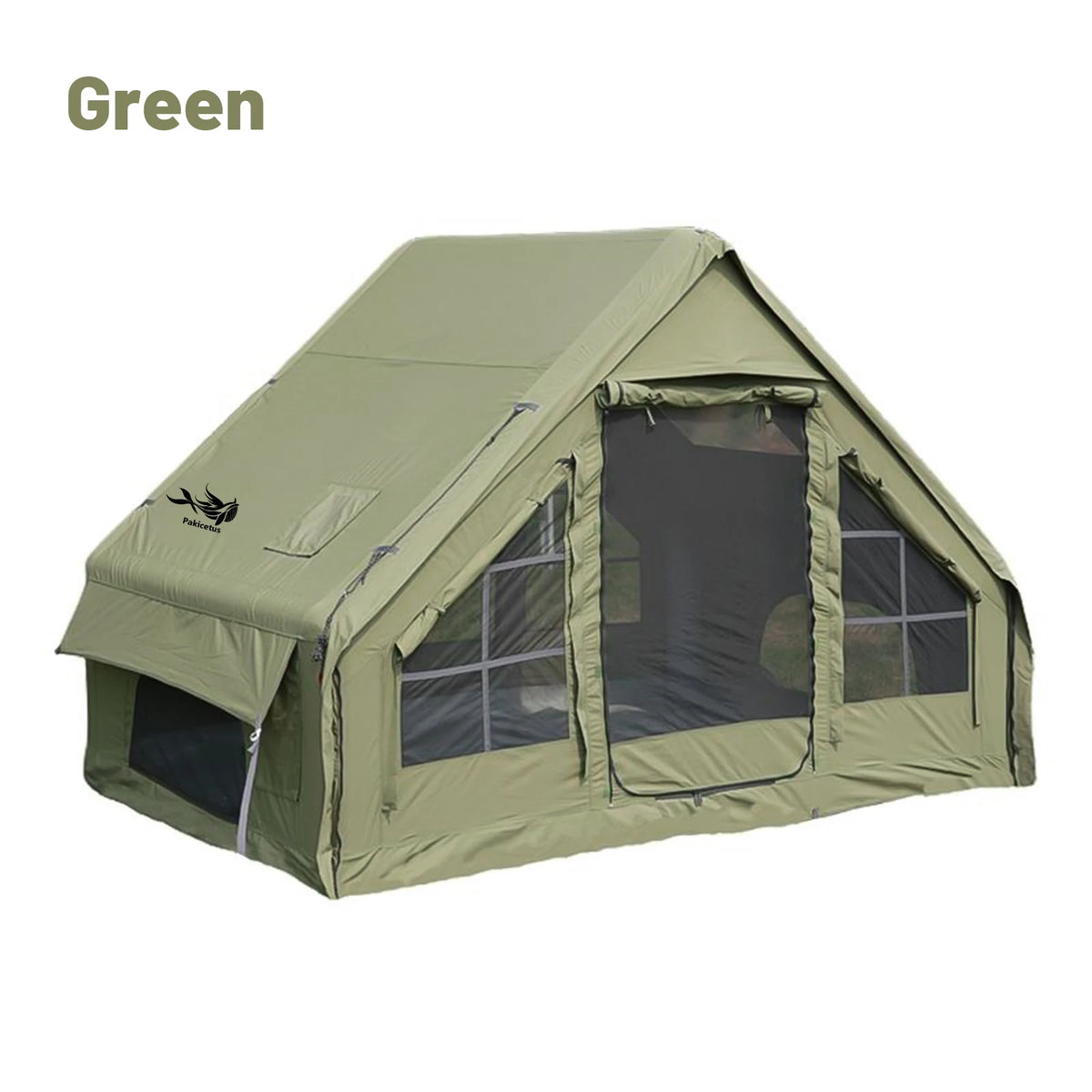 Pakicetus Inflatable Glamping Tent With Manual Pump And Weatherproof Design