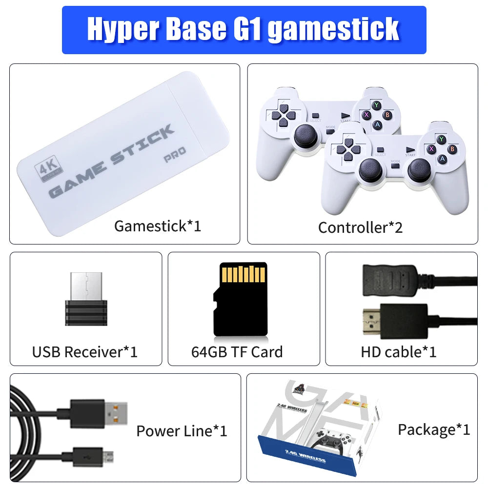 JMachen G1 Portable Emulator Console Over 30000 Games 64GB