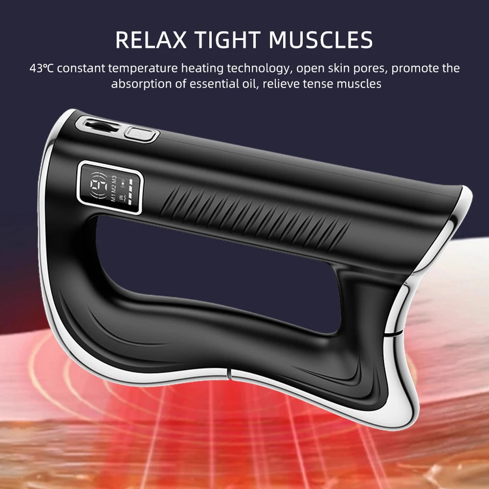 Foreverlily Electric Fascia Knife Massager High Frequency Vibration Scraper