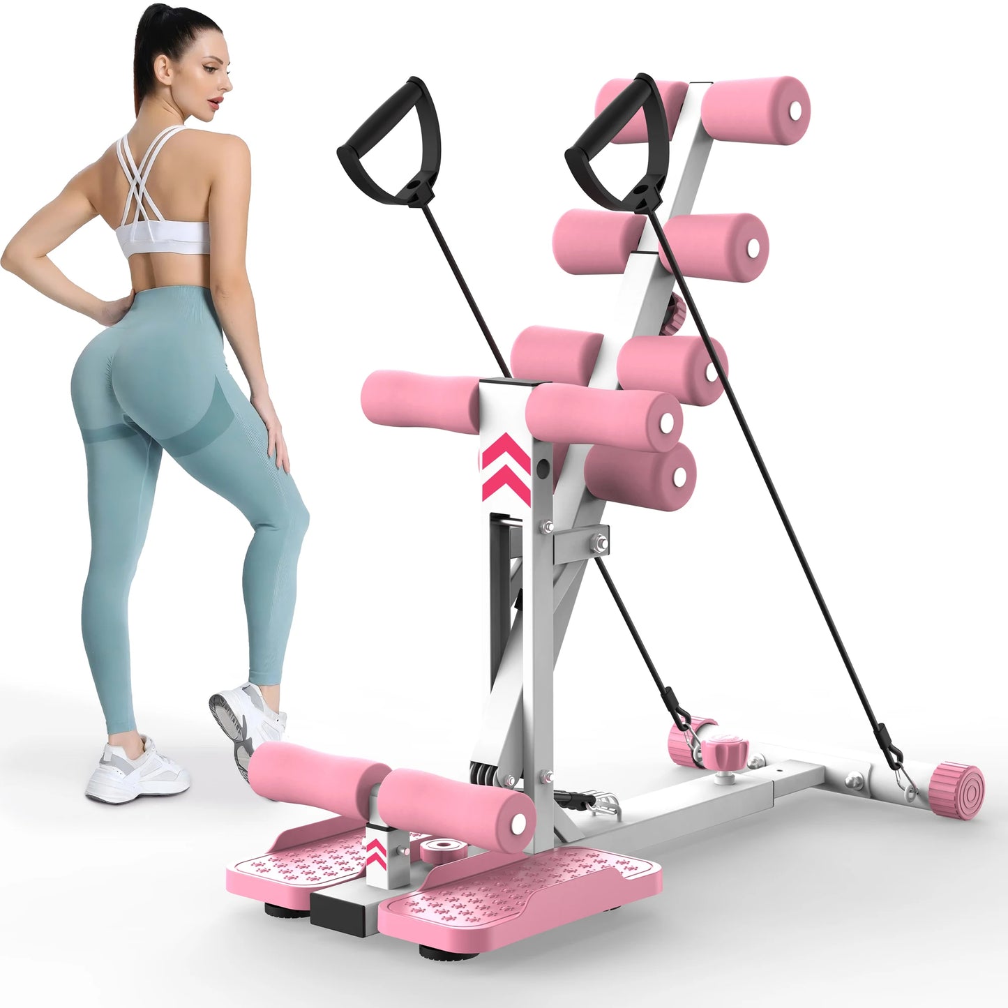 Deep Squat Machine With Resistance Bands Glute Core Trainer