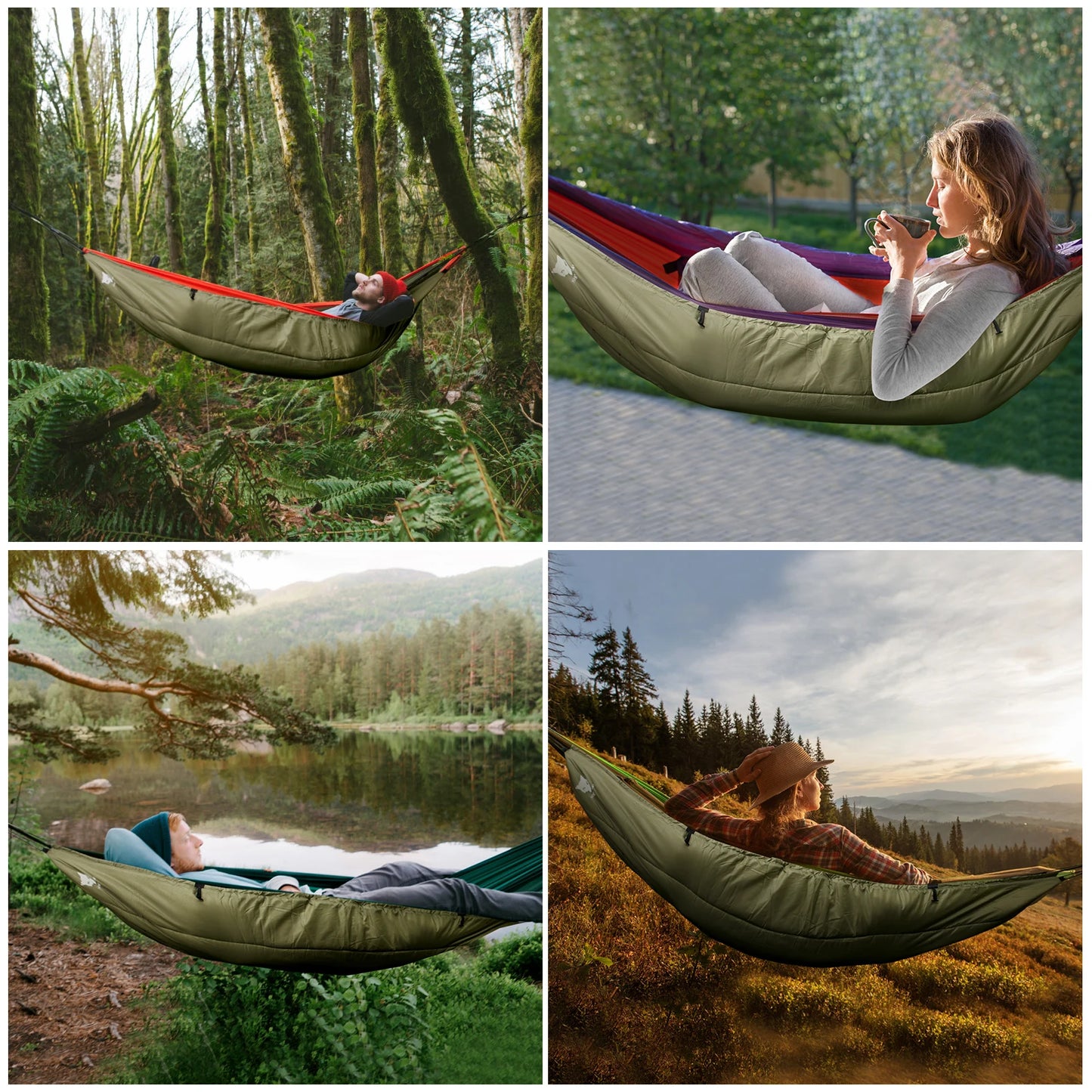 Night Cat Hammock Underquilt Sleeping Bag Insulated For 4 Season