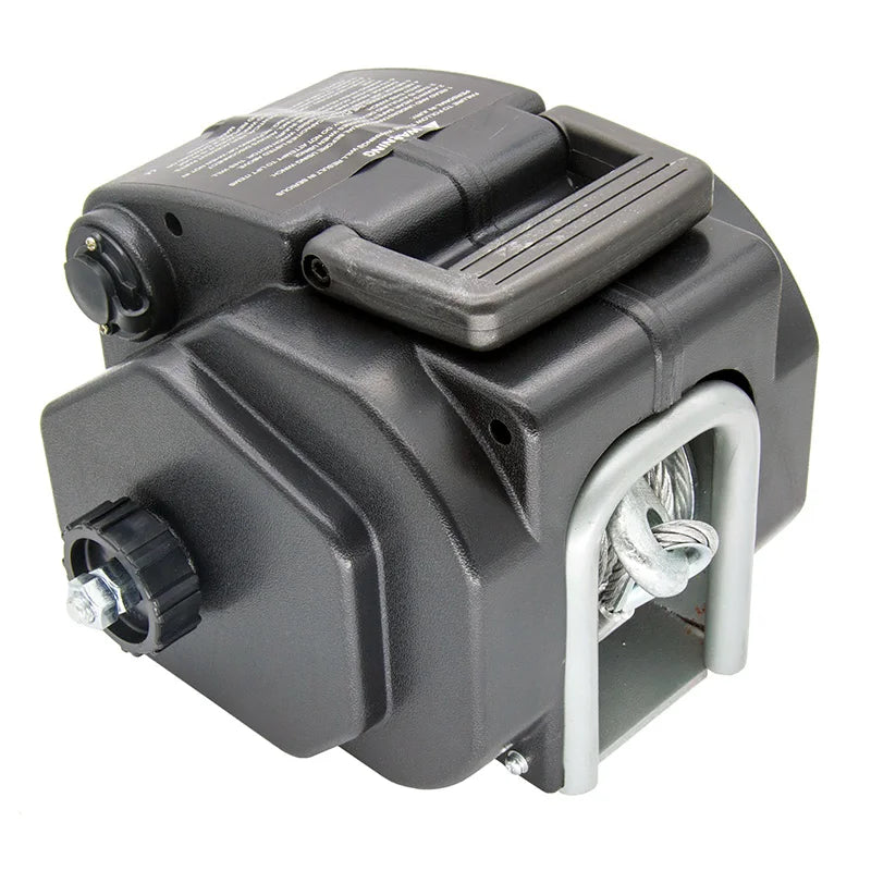 BYSSEA Electric Boat Trailer Winch 5000 Lb Capacity With 717 To 1 Gear Ratio For Boat Trailers