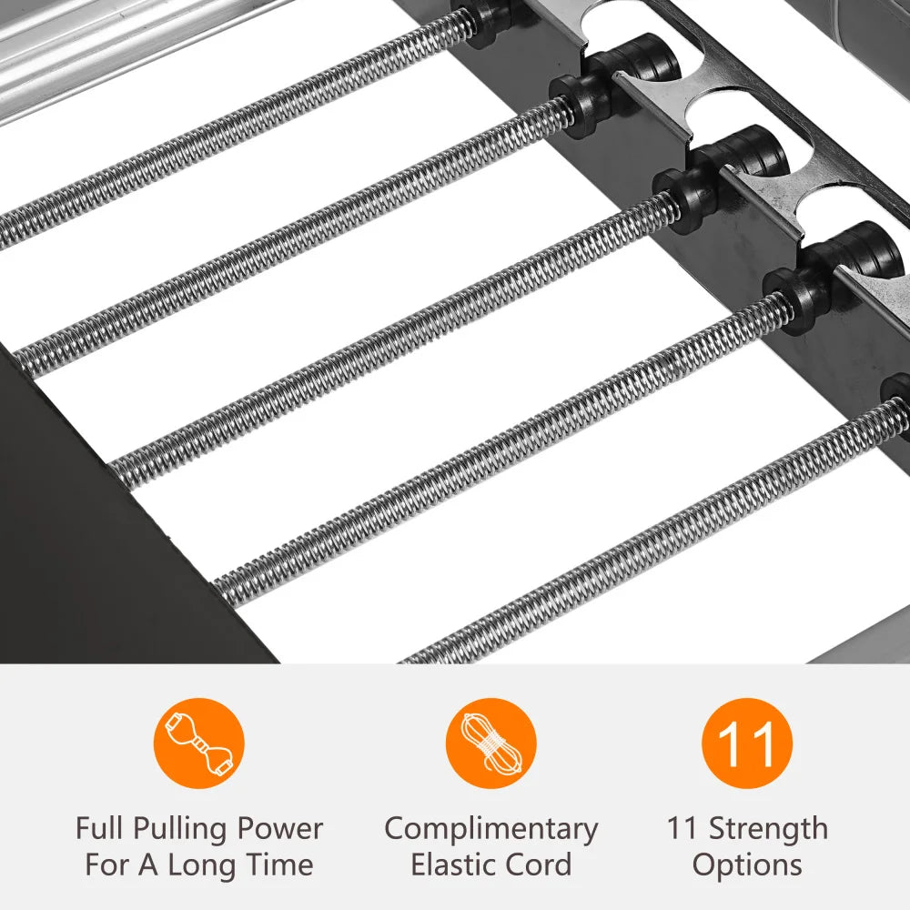 Multifunctional Pilates Reformer Home Exercise Machine With Resistance Cords