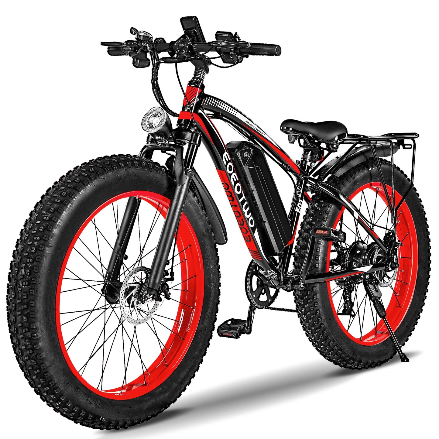 EOEOTWO 1500W Fat Tire Electric Bike For Adults All Terrain 34MPH Long Range 48V Ebike