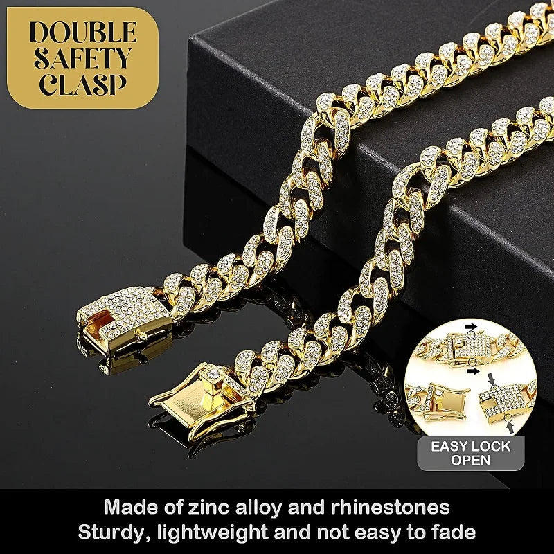 Luxury Stainless Steel Dog Chain Collar For All Sizes Of Dogs And Cats