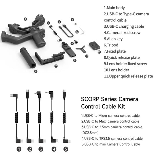 FeiyuTech SCORP C2 3-Axis Camera Gimbal With AI Tracking