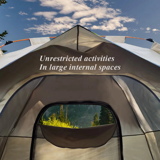 Pakicetus Automatic Quick Opening Double Door Outdoor Camping Tent