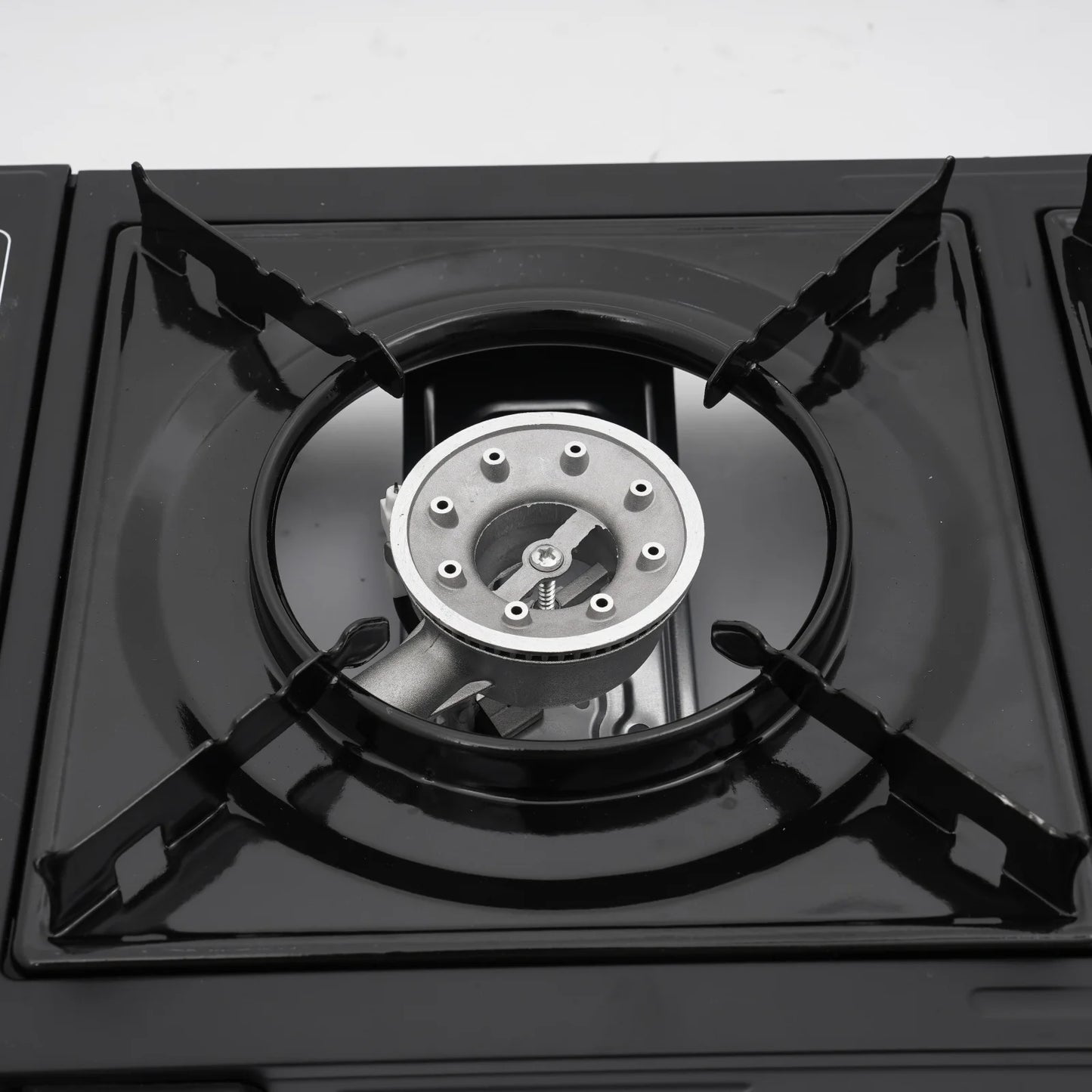Dual Burner Portable Camping Gas Stove Featuring Protective Carry Bag