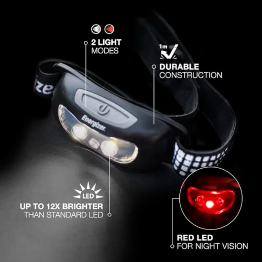 Universal LED Headlamp for Camping, Hiking, Outdoor Work and Emergencies