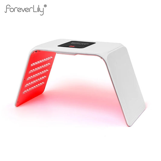 Foreverlily 7 Colors LED Photon Therapy Device Foldable Skin Rejuvenation Light Facial Therapy For Home Use