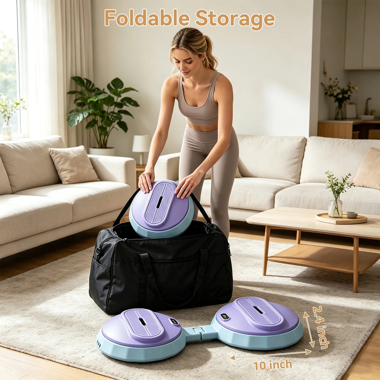 Portable Multifunctional Waist Twisting Disc Fitness Equipment