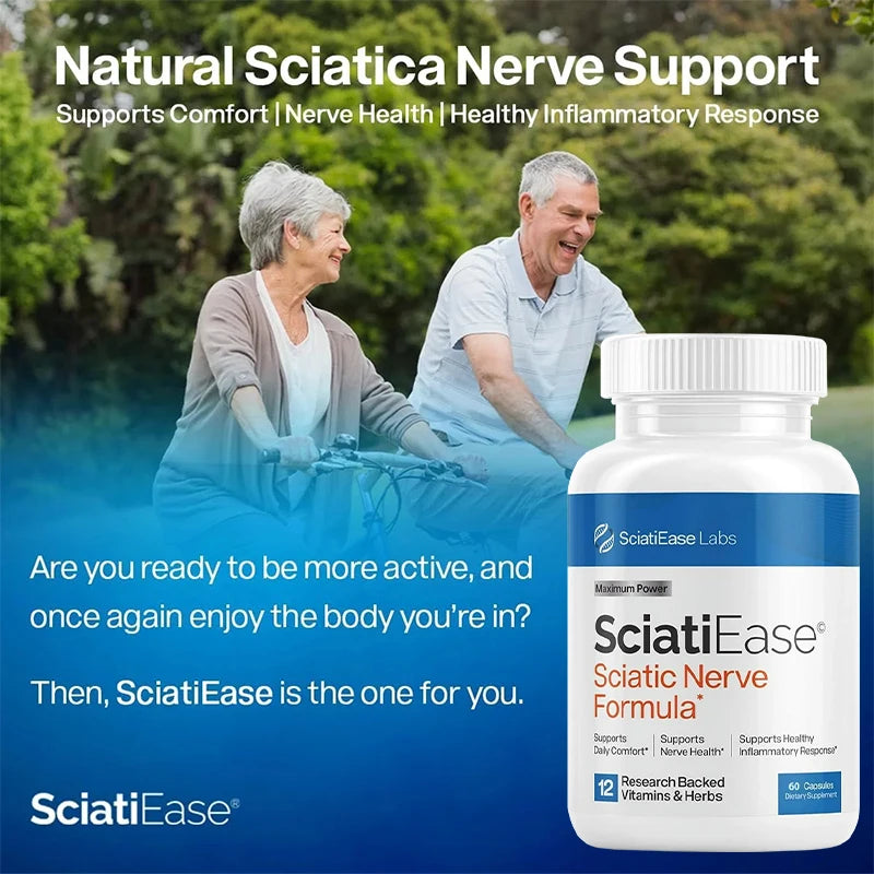 Bunkell Sciatic Nerve Health Support Supplement With PEA B Complex