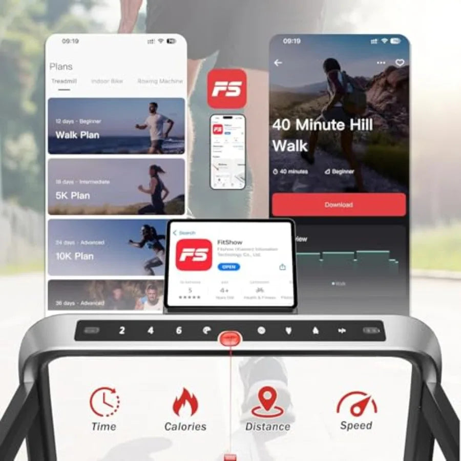 Folding Incline Walking Pad Treadmill With Handlebar for Home Fitness
