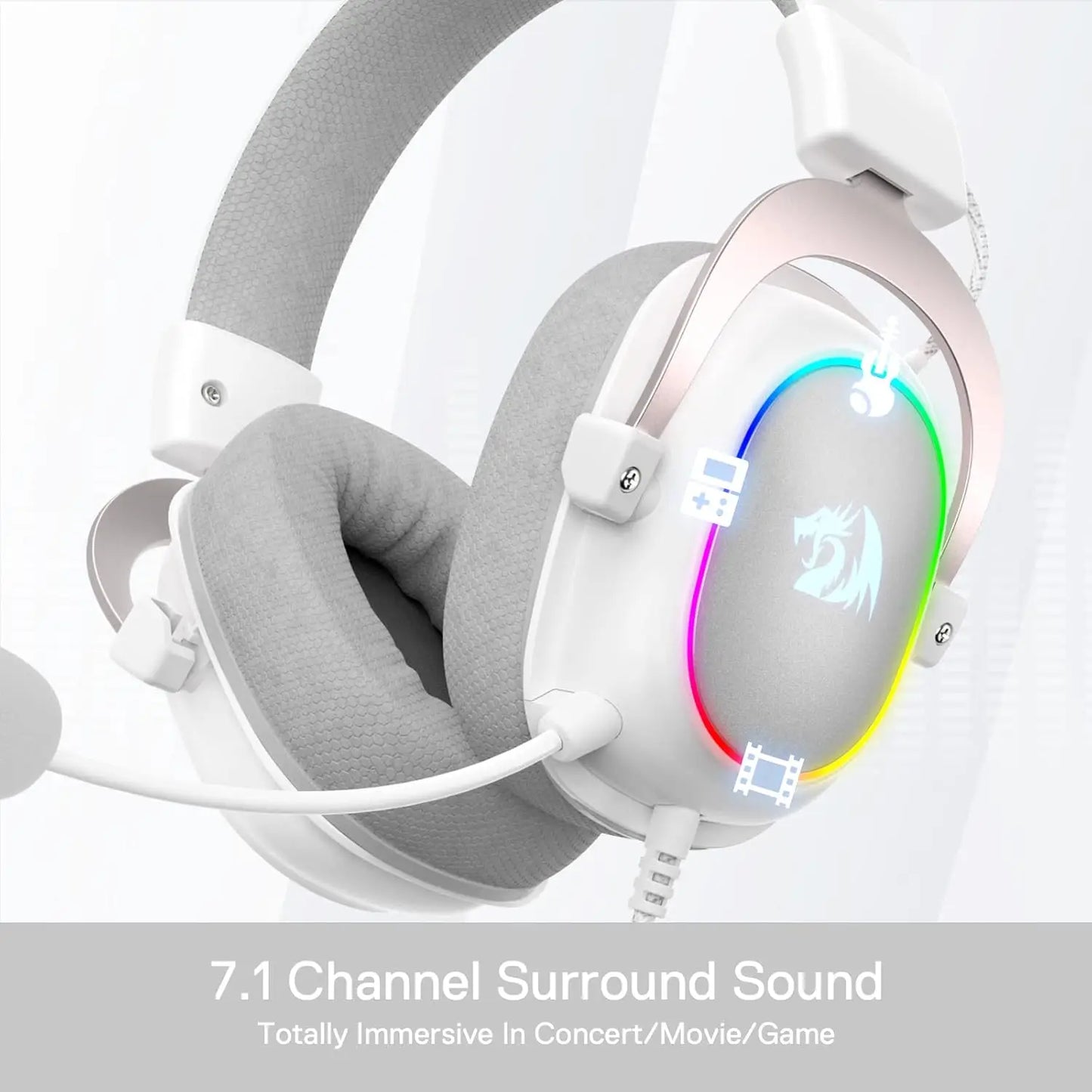Redragon H510 Zeus X RGB Wired Gaming Headset Surround Sound