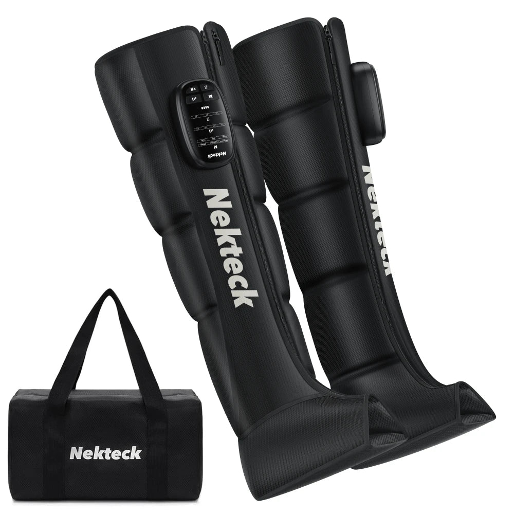 Nekteck Cordless Air Pressure Leg Massager For Foot And Calf Kneading Therapy Portable For Home Use